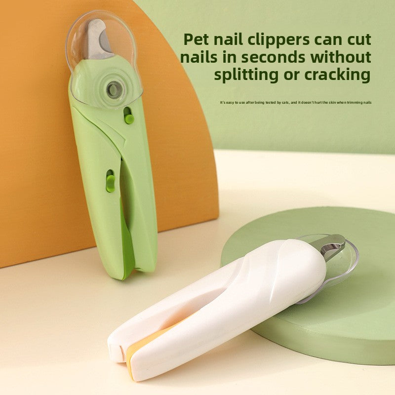 LED Pet Nail Clippers with Safety Guard